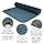 Yoga Mat Non Slip, Eco Friendly Fitness Exercise Mat with Carrying Strap,Pro Yoga Mats for Women,Workout Mats for Home, Pilates and Floor Exercises (Grey Blue/Black, Thickness-6mm)