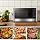 BLACK+DECKER Countertop Microwave Oven, 0.9 Cu.Ft, 900W, Stainless Steel | 10 Power Levels, Push-Button Door, Child Safety Lock, Countertop, 6 Auto Cook Presets