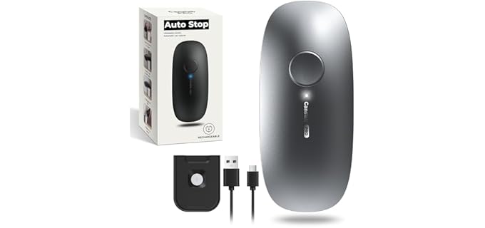 Canslab Ultrablade PRO Electric Can Opener,USB Rechargeable,Smart Auto Stop | Automatic Can Opener for Seniors with Arthritis, Handsfree Side Cut with Smooth Edge, Cordless, Kitchen Wall Mount, Titanium