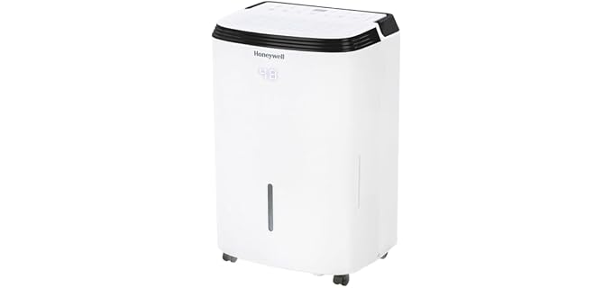 Honeywell Smart WiFi Dehumidifier, 30-Pint, for Home, Apartment, Basements, Rooms Up to 3000 Sq. Ft., Energy Star, with Alexa Voice Control & Anti-Spill Design