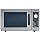 Panasonic NE-1025F Compact Light-Duty Commercial Microwave Countertop Oven with 6-Minute Electronic Dial Control Timer, Bottom Energy Feed, 1000W, 0.8 Cu. Ft. Capacity Silver