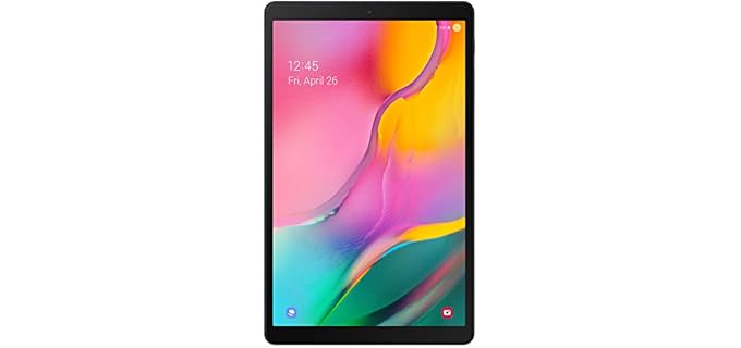 SAMSUNG SM-T510NZDFXAR Galaxy Tab A 10.1 64 GB Wi-Fi Tablet, Silver, 2019