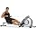 Sunny Health & Fitness Magnetic Rowing Machine, Extended-Rail Home Rower | SunnyFit App Connectivity, 8-Lvl Resistance, 53.4