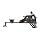 Sunny Health & Fitness Obsidian Surge Water Rower for Home Cardio | 16-Blade Water System, Dynamic Resistance, 17
