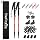 Telescopic Trekking Poles for Hiking, Anti-Shock Nordic Walking Sticks | Hiking Poles Collapsible Lightweight & Durable, Adjustable from 25.6