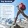 Telescopic Trekking Poles for Hiking, Anti-Shock Nordic Walking Sticks | Hiking Poles Collapsible Lightweight & Durable, Adjustable from 25.6